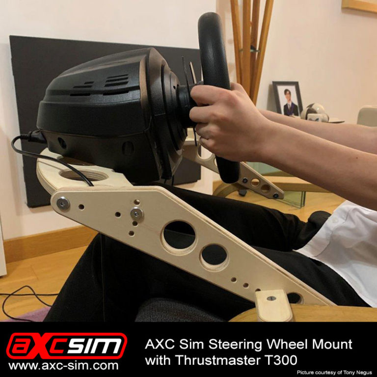 AXC SIM Steering Wheel Mount V2 For Logitech and Thrustmaster Wheels
