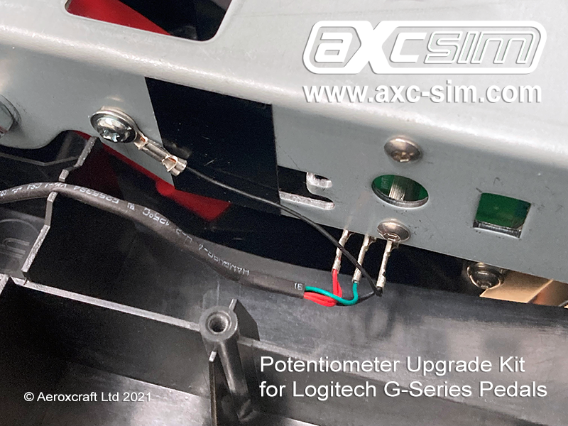 Potentiometer Upgrade Kit for Logitech G Series Pedals (v1.1) -  G25/G27/G29/G920/G923